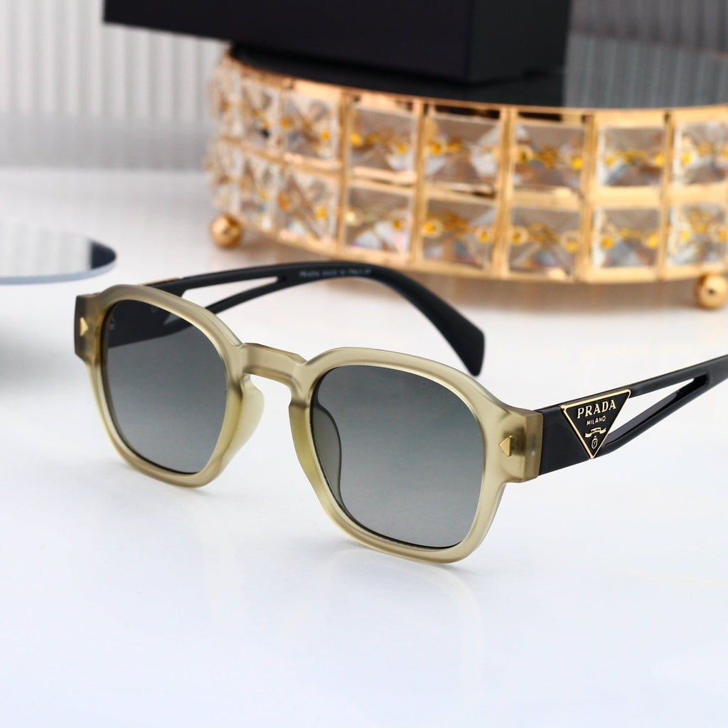 Polarized Sunglasses Personality Rivet Small Round Frame Sunglasses 3337