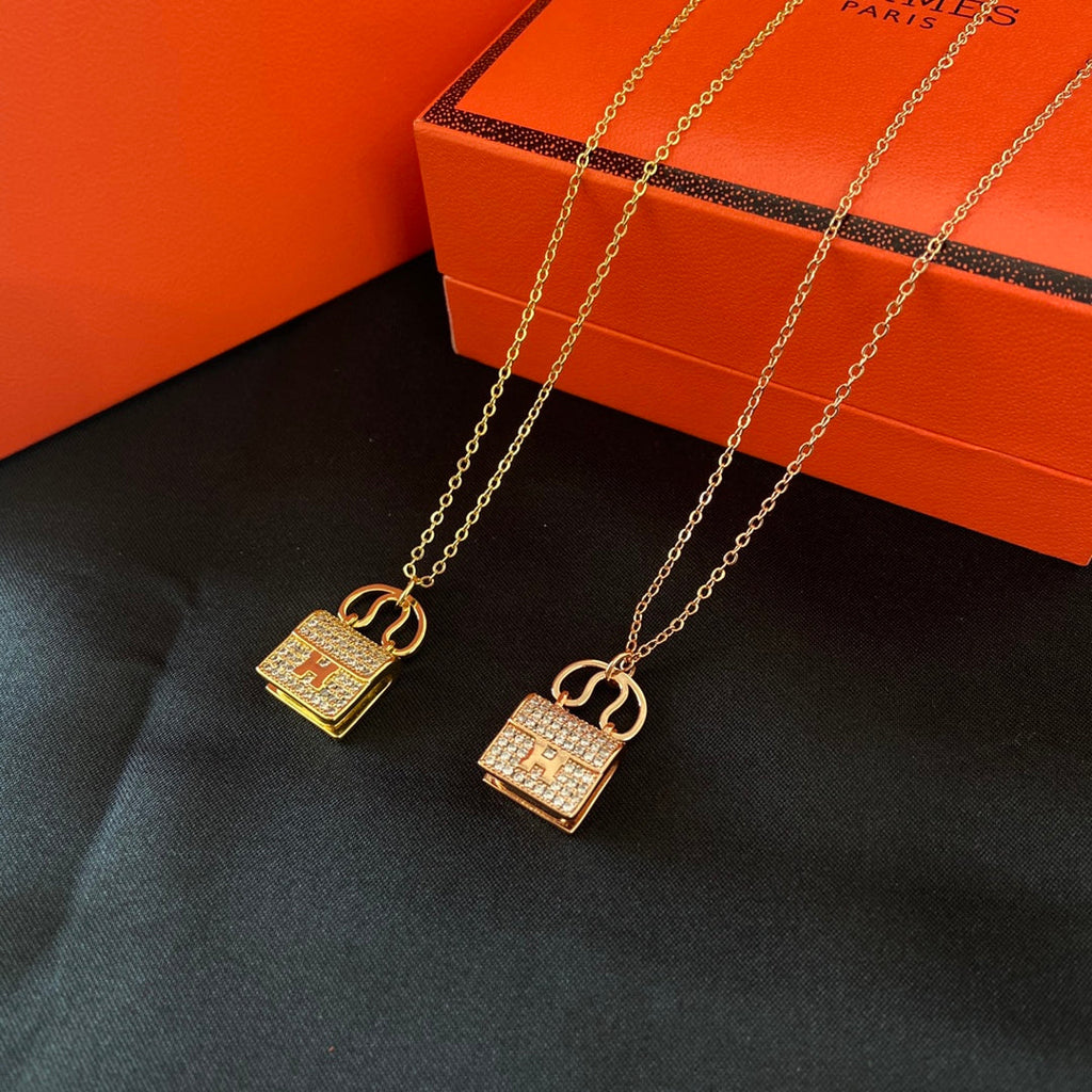 Classic Diamond Tote Necklace