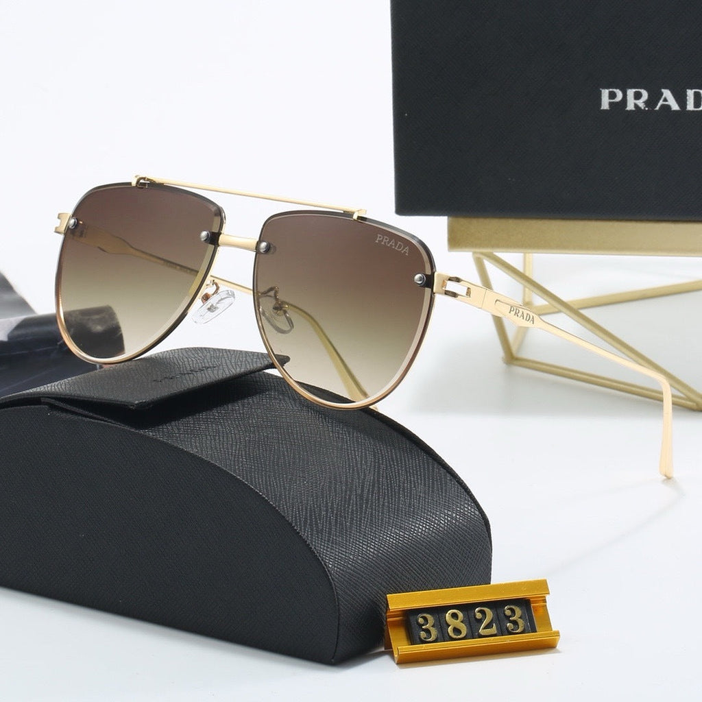 New metal fashion trend sunglasses 3823