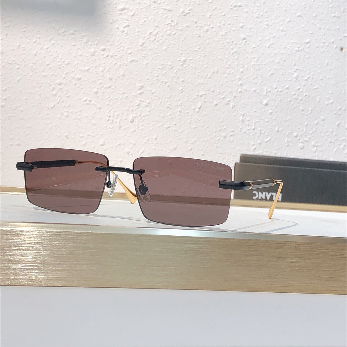 6 Color Rimless Rectangular Sunglasses - MB7171S