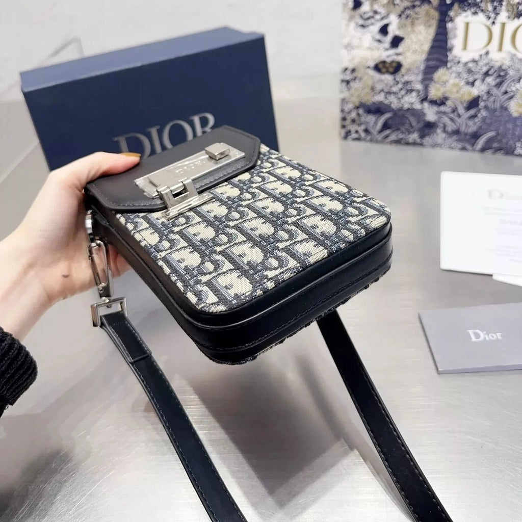 Monogram Jacquard Crossbody Phone Bag
