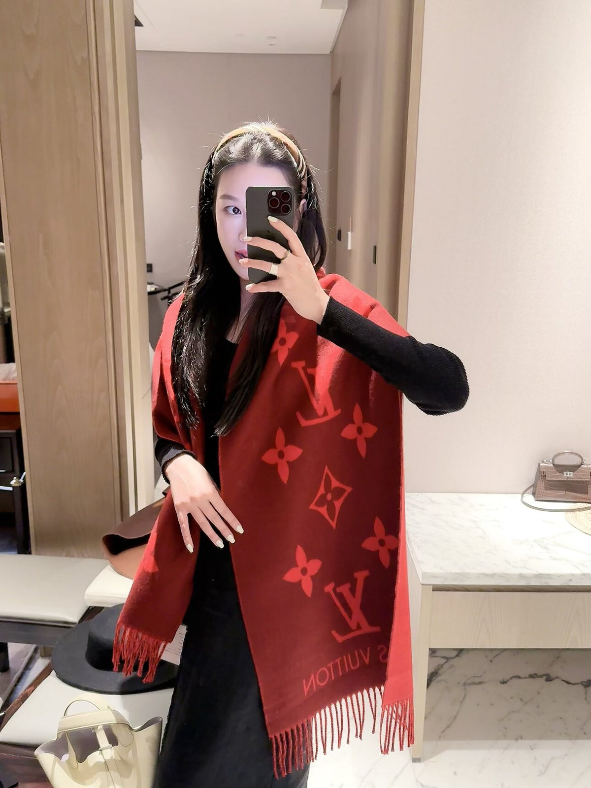 2026 New Oversized Jacquard Cashmere Scarf