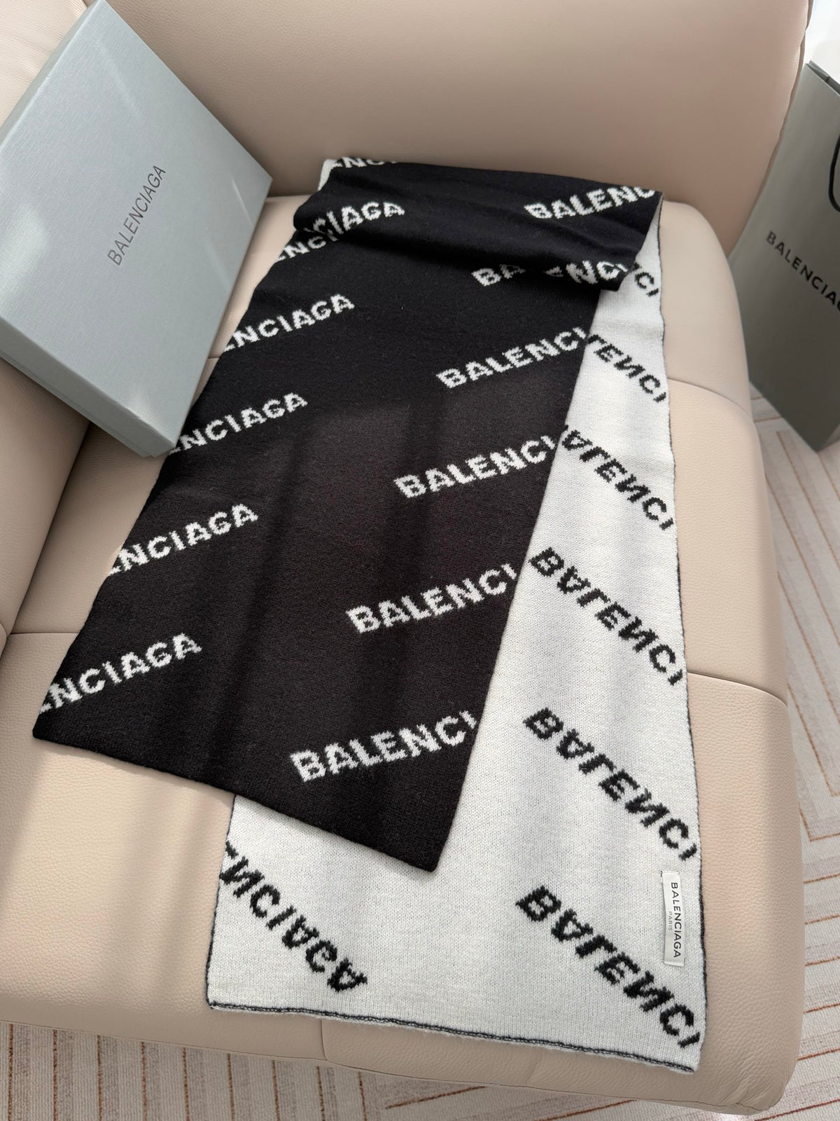 💰✨💞💋 2026 New Solid-Color Cashmere Knit Scarf 💨💥🎊