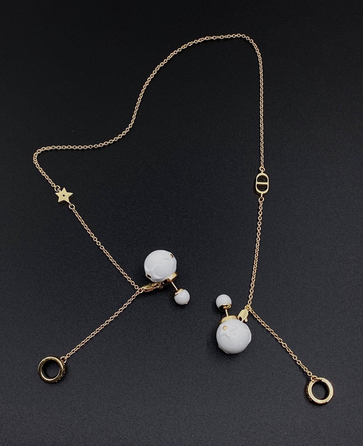 2022 New cd Earphone Earrings Necklace