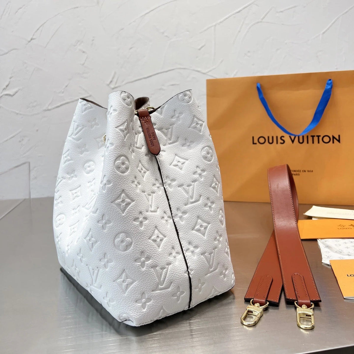 Monogram Beam Mouth Bucket Bag