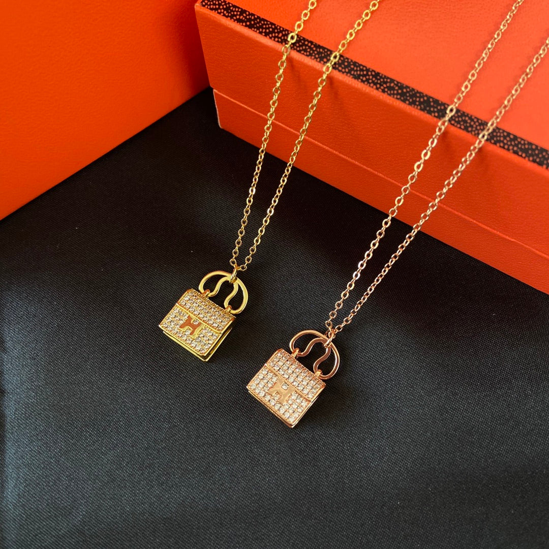 Classic Diamond Tote Necklace