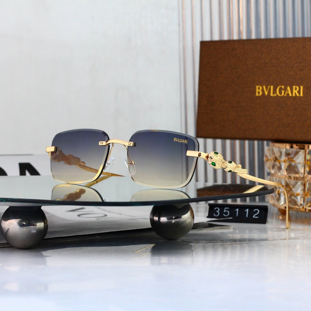 6 Color Rimless Square Serpent Sunglasses