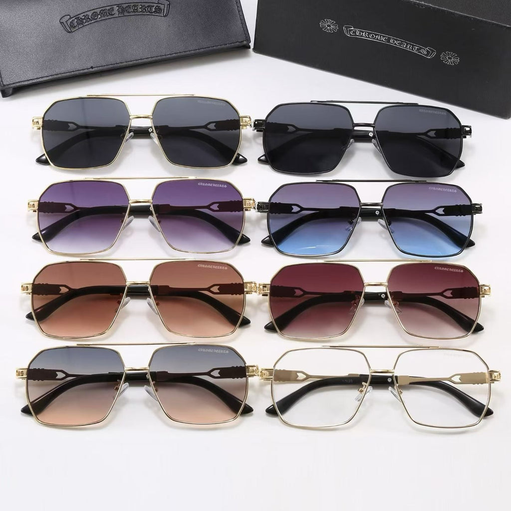 8 Color Double Bridge Cross Sunglasses