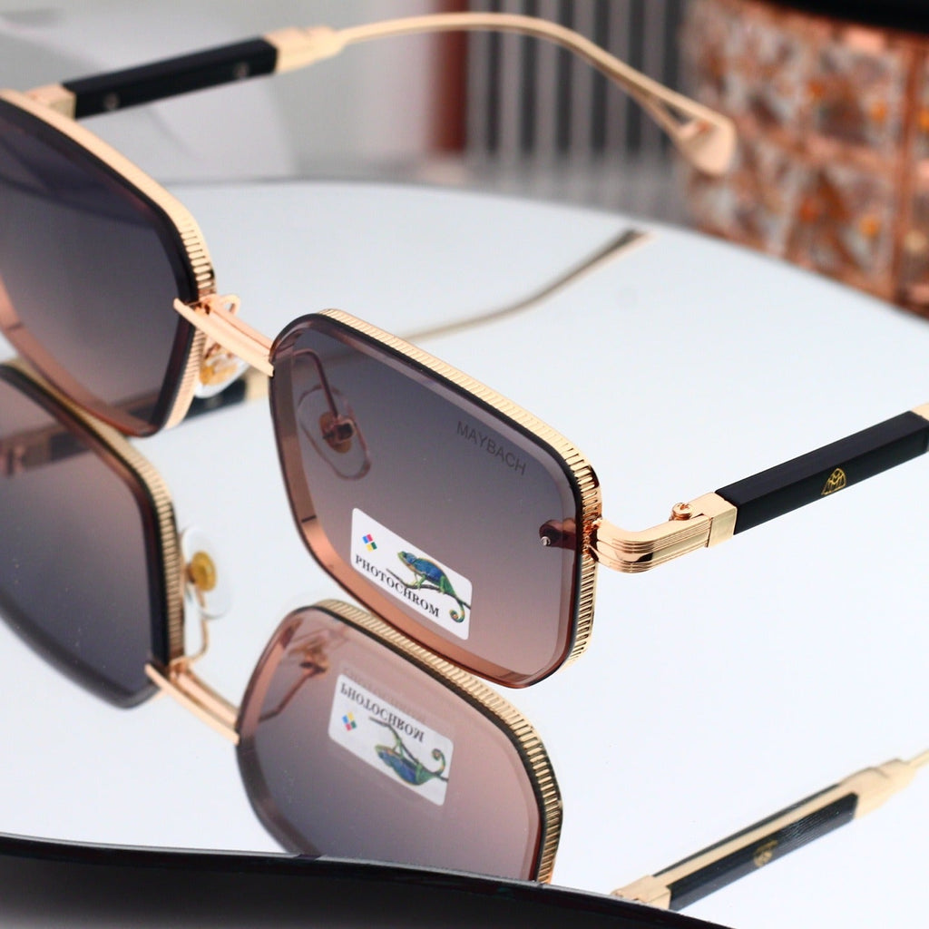 5 Color Square Metal Sunglasses 0736