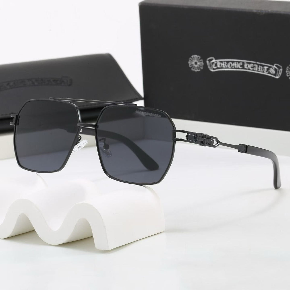 8 Color Double Bridge Cross Sunglasses