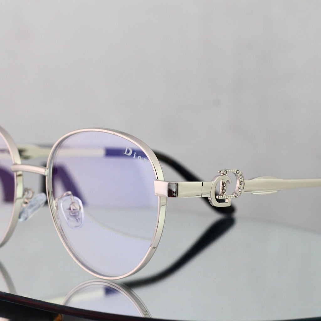 5 Color Round Metal Decor Sunglasses 8802