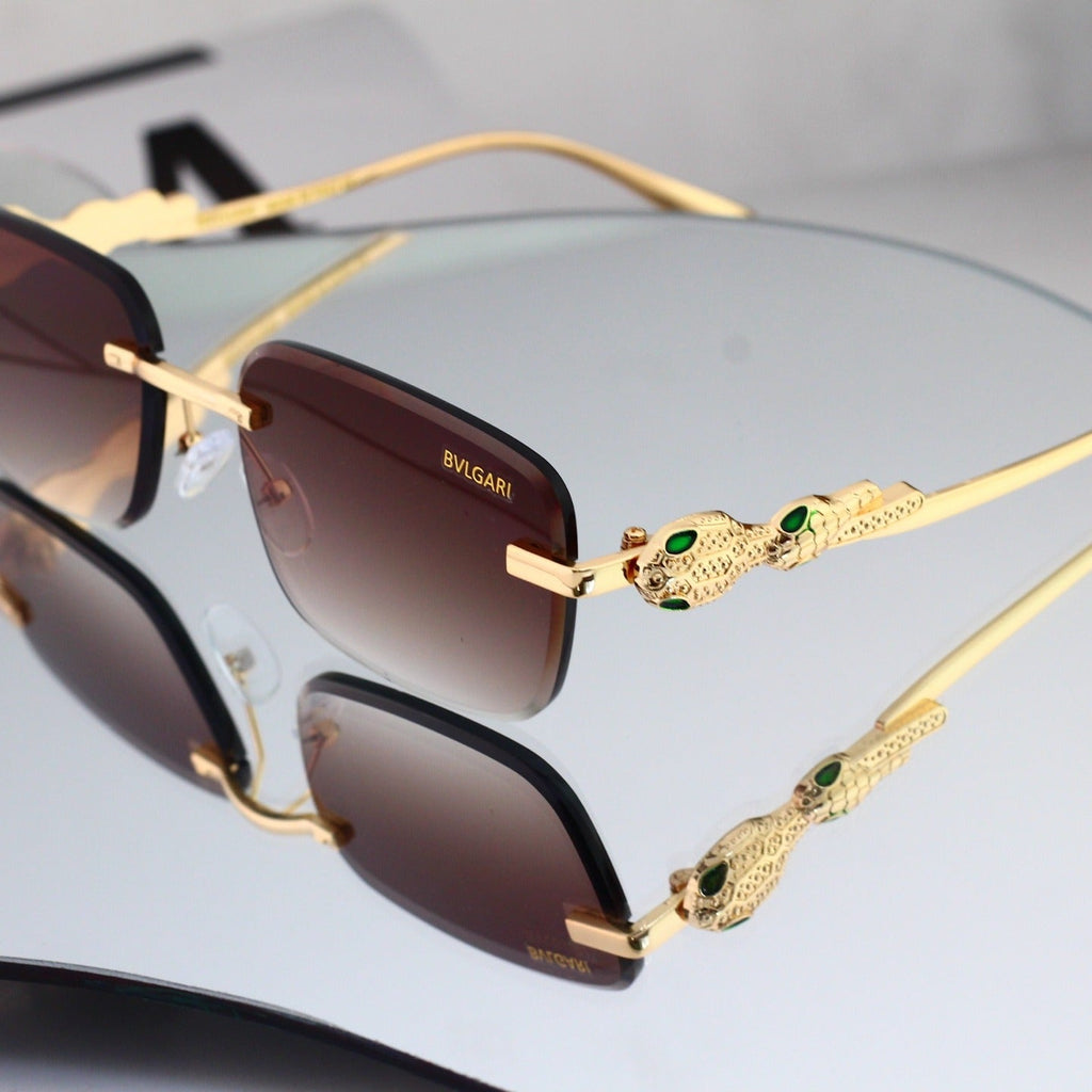 6 Color Rimless Square Serpent Sunglasses