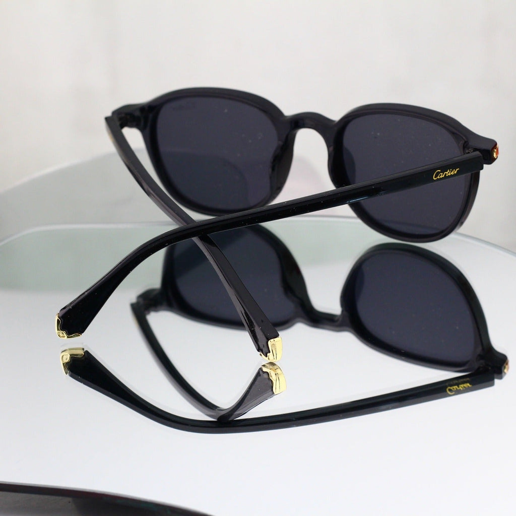 9 Color Round Acetate Sunglasses 0744