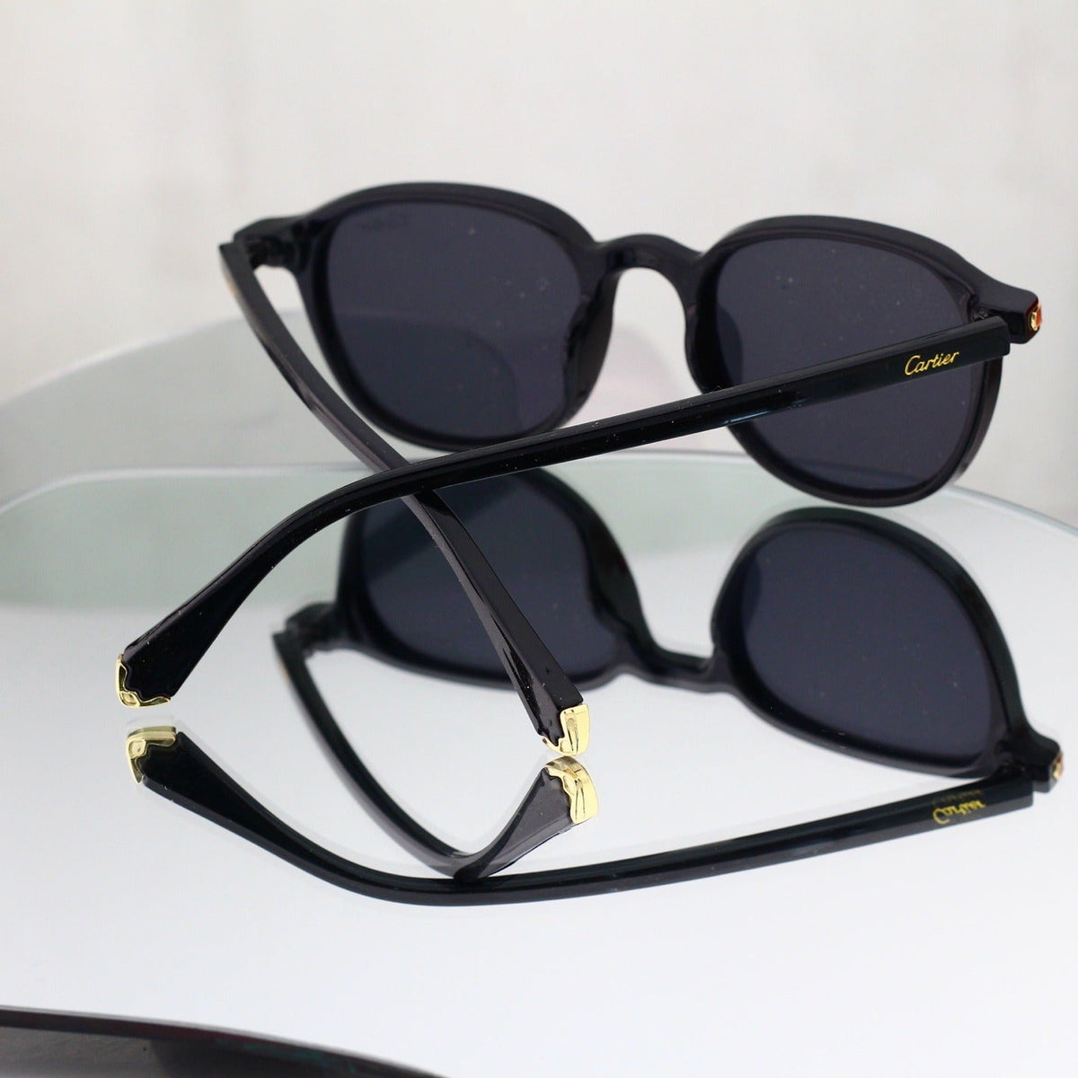 9 Color Round Acetate Sunglasses 0744
