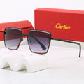 Square Aviator Sunglasses, Double Bridge UV400 Polarized Fashion Shades