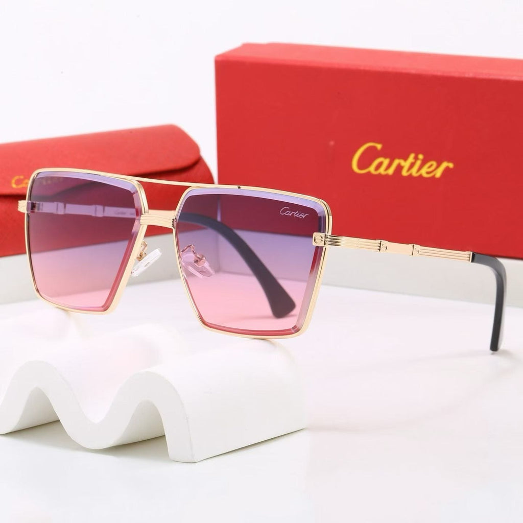 7 Color Square Double Bridge Sunglasses
