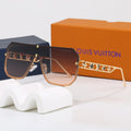 7 Color Shield One-Piece Metal Sunglasses