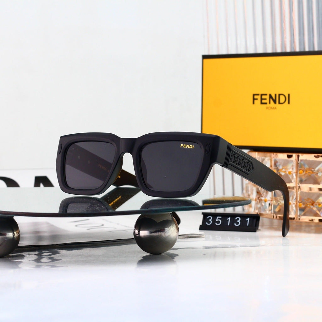 35131 Thick Square Acetate Sunglasses